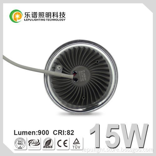 12W NO dimmable 2700k Ra85 cob led ar111 GU5.3 12v with CE AND ROHS approved